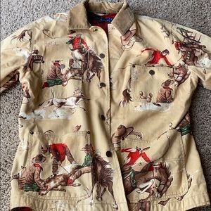 Old Western Themed Ralph Lauren Mens Jacket.